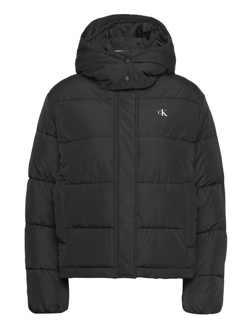 Calvin Klein Jeans Matte Monologo Nd Short Puffer Calvin Klein Jeans Black