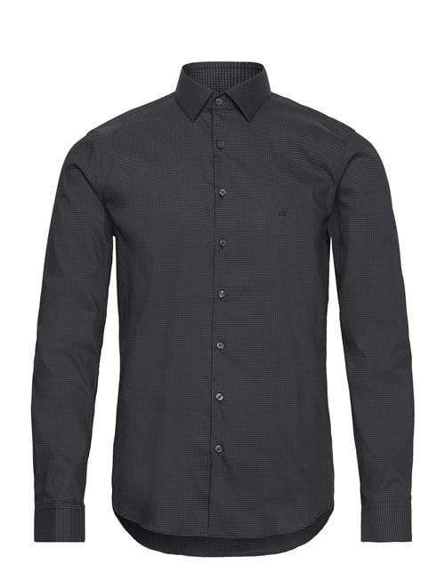 Calvin Klein Ed Dobby Slim Shirt Calvin Klein Black