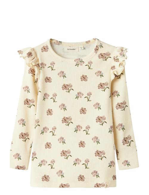 Lil'Atelier Nmfgavo Eko Ls Slim Top Lil Noos Lil'Atelier Cream