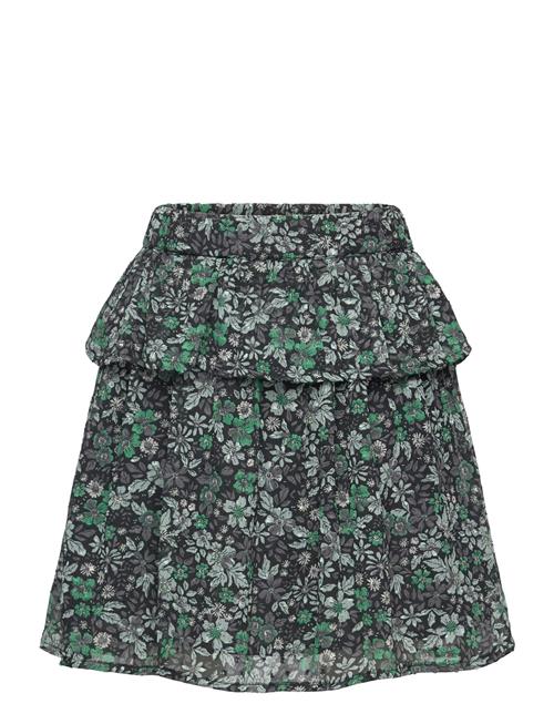 Creamie Skirt Flower Dobby Creamie Green