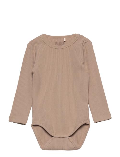 Body Ls Rib Huttelihut Beige