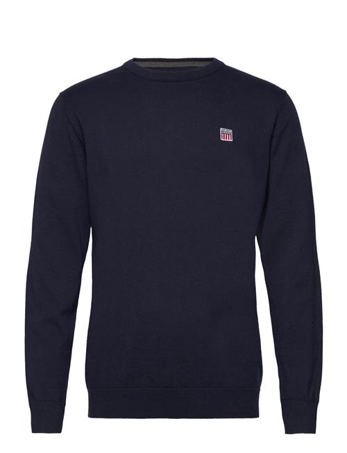 VINSON Julian Reg Cot Vin M Knit VINSON Navy