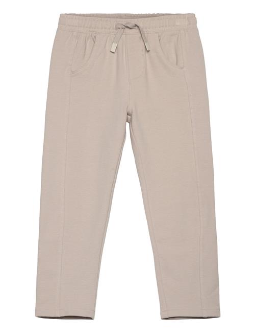 Elastic Waist Trousers Mango Beige