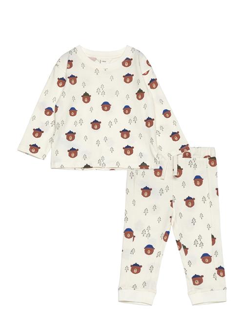 Mango Christmas Long Pyjamas Mango Cream