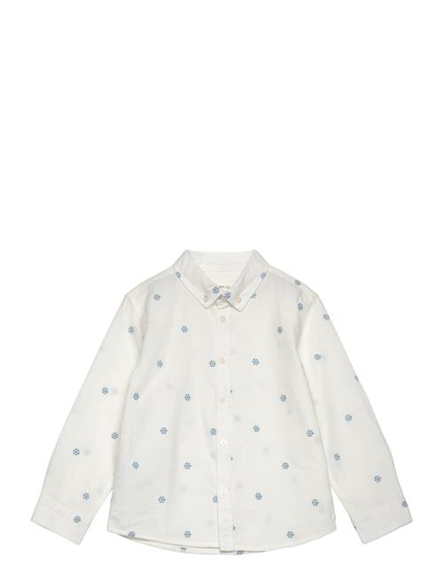 Mango Embroidered Detail Shirt Mango White