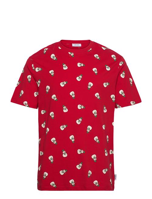 Onsklaus Reg Ss Tee ONLY & SONS Red