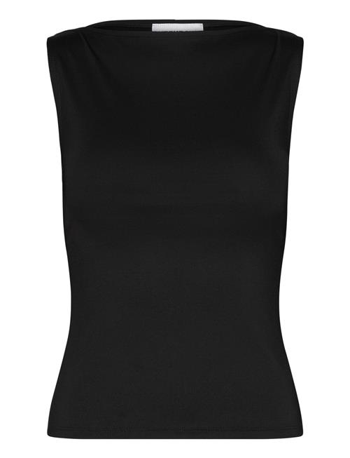 Annie Boatneck Sleeveless Top Weekday Black