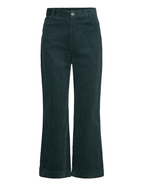 Monki Regular Waist Straight Leg Corduroy Trousers Monki Green