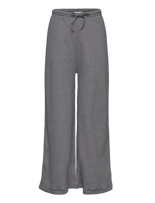 2X2 Cotton Stripe Verona Pants Mads Nørgaard Grey