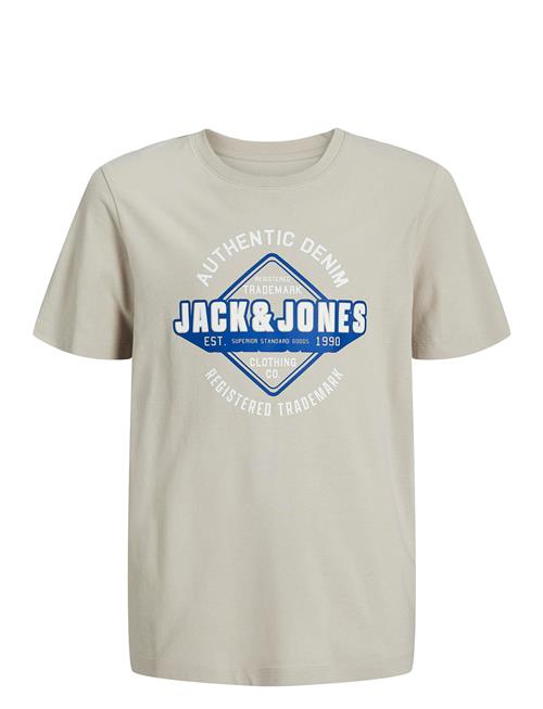 Jack & Jones Jjelogo Tee Ss Ck 2Col 24/25 Noos Jnr Jack & J S Beige