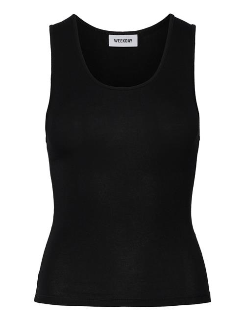 Weekday Smooth Fitted Tank Top Weekday Black