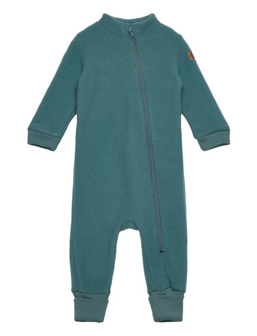 Wool Suit W Rib Mikk-line Green