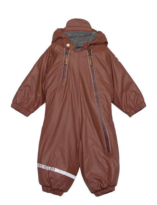 Pu Snow Suit 2 Zip Recycled Mikk-line Brown