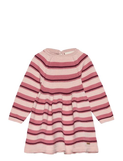 Dress Ls Y/D Knit Minymo Pink