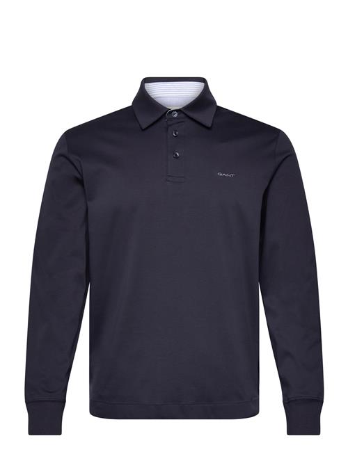 GANT Mercerized Ls Jersey Rugger GANT Navy