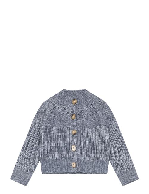 Creamie Cardigan Knit Creamie Blue