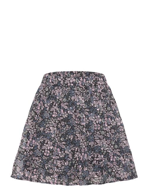 Skirt Flower Dobby Creamie Black