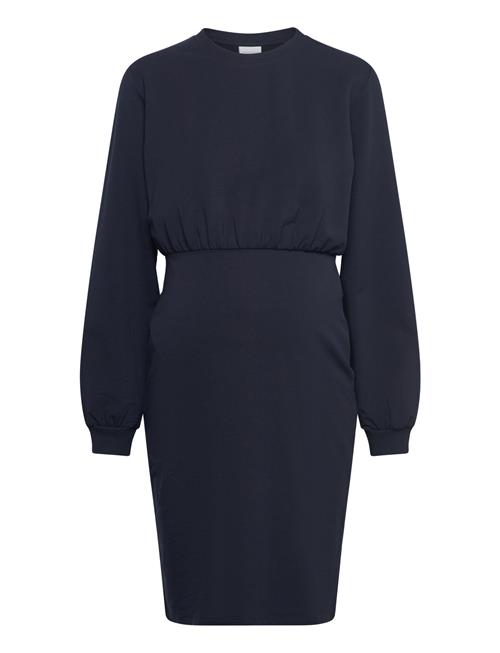 Mamalicious Mlsine Ls Sweat Abk Dress Mamalicious Navy