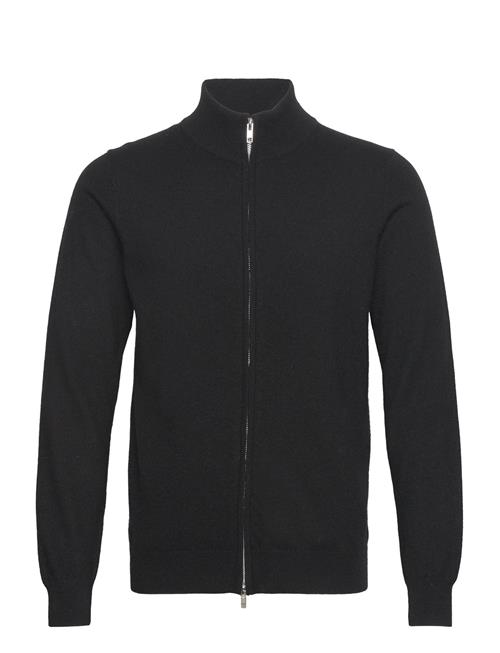 Davida Cashmere Man Zip Cardigan Davida Cashmere Black