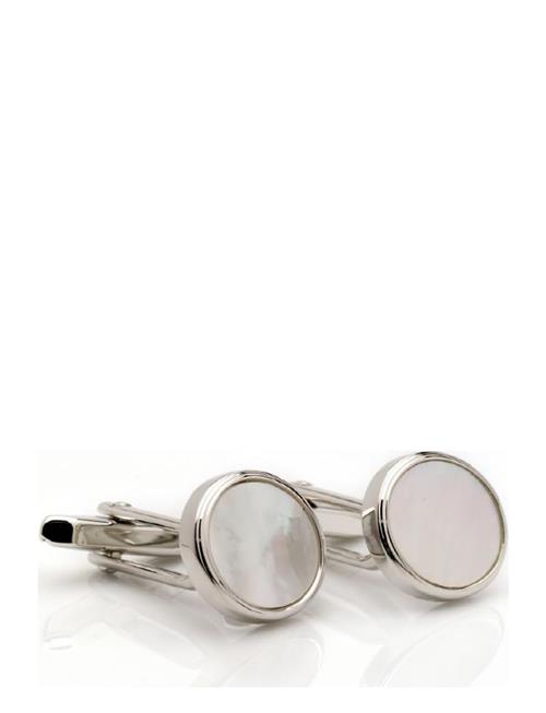 Mother Of Pearl Cuff Links Portia 1924 Silver