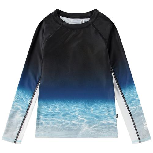 Molo Neptune T-shirt Faded Ocean 86/92 cm  Sort  86/92 cm  Unisex