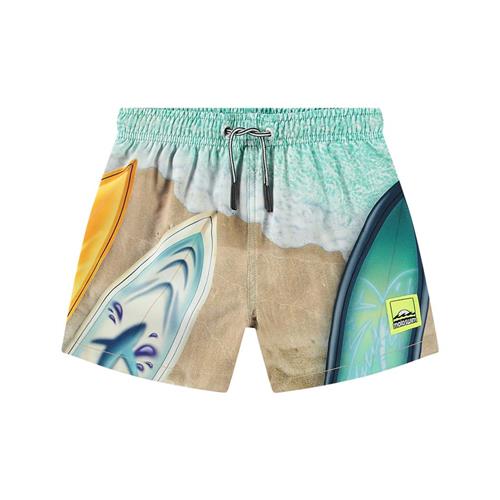 Molo Niko Board Shorts Surf Art | Beige | 122/128 cm