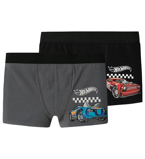 Name It Boxershorts - 2-pak - NmmDeep - Lava Smoke/Black