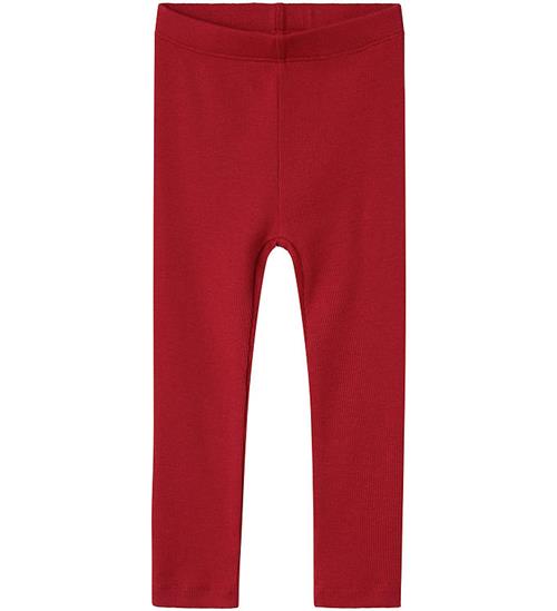 Name It Leggings - Rib - NmnKab - Jester Red