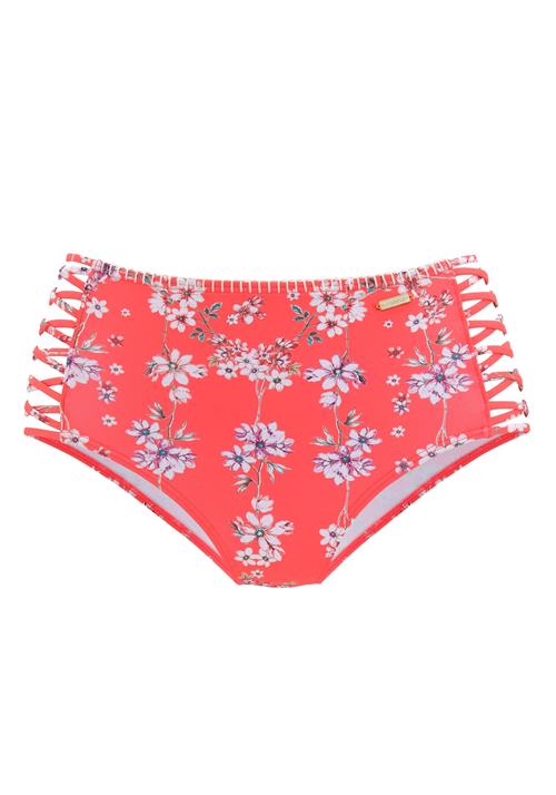 SUNSEEKER Bikinitrusse 'Ditsy'  petroleum / orkidee / koral / hvid