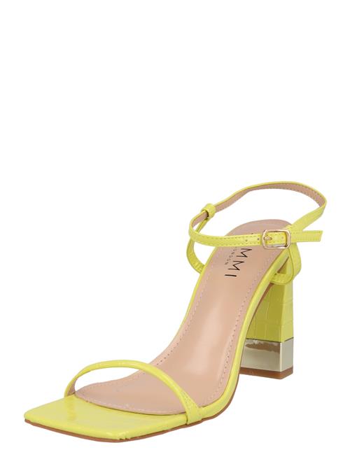 Se Simmi London Sandaler med rem 'GEORGIE'  lemon ved About You