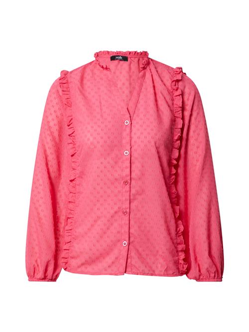 Wallis Bluse  mørk pink