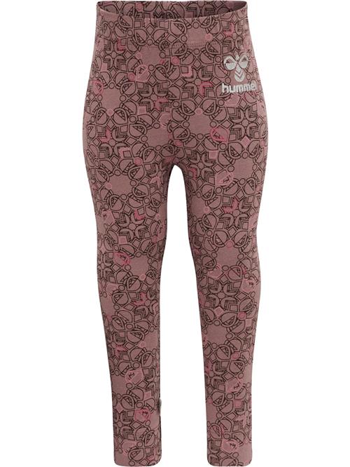 Hummel Leggings 'Fia'  grå / taupe / pink / sort