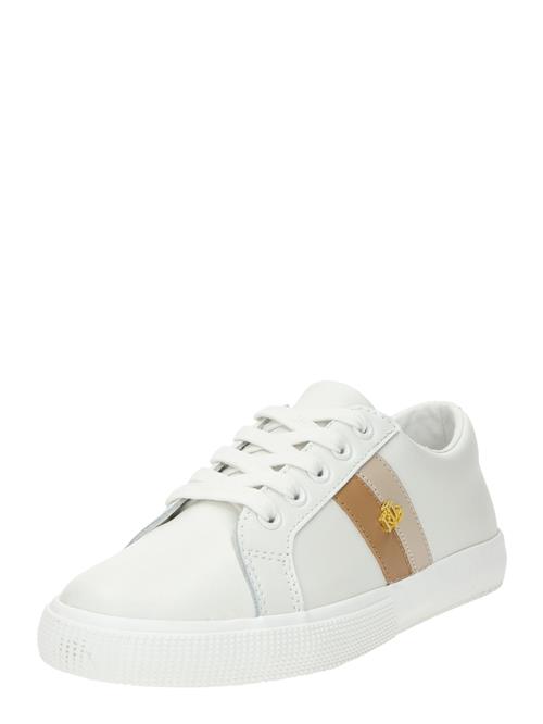 Se Lauren Ralph Lauren Sneaker low 'JANSON II'  beige / camel / hvid ved About You