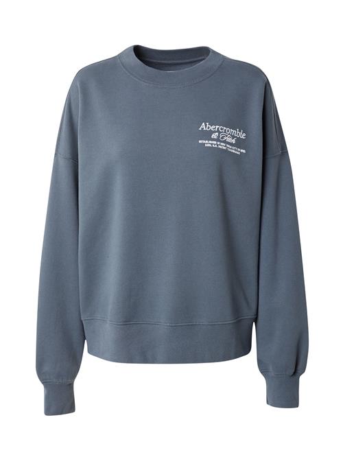 Abercrombie & Fitch Sweatshirt  mørkegrå / hvid