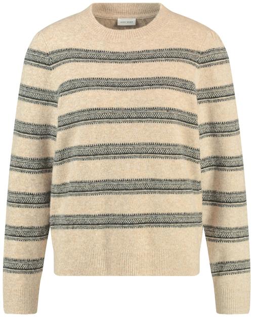 Se GERRY WEBER Pullover  mørkebeige / sort-meleret ved About You