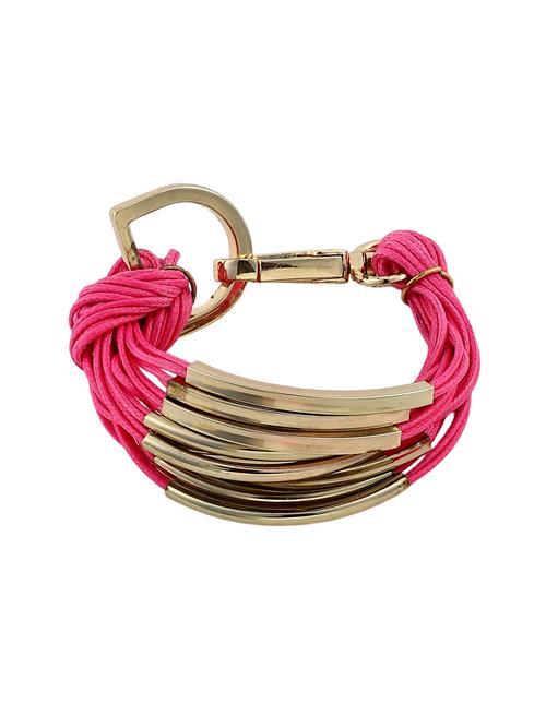 SOHI Armbånd 'Shelia'  guld / pink