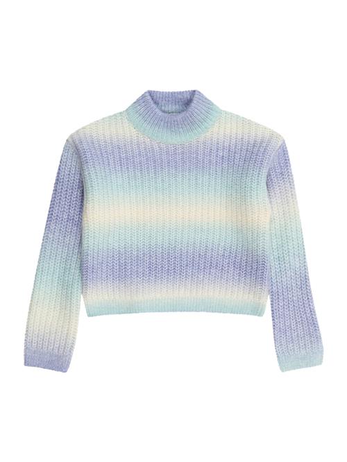 Se TOM TAILOR Pullover  turkis / pastelgul / violetblå ved About You