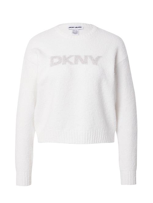 DKNY Pullover  sølvgrå / sølv / hvid