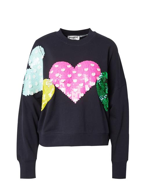 Essentiel Antwerp Sweatshirt 'Hacoeur'  marin / gul / mint / lys pink