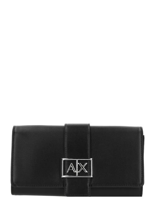 ARMANI EXCHANGE Tegnebog 'JODIE'  sort / sølv