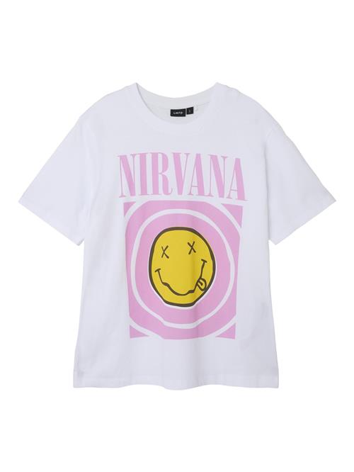 NAME IT Shirts 'Nirvana'  sennep / gammelrosa / sort / hvid