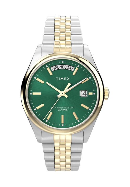 TIMEX Analogt ur 'Legacy'  guld / smaragd / sølv