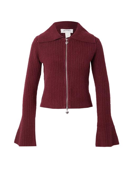 Monki Cardigan  vinrød