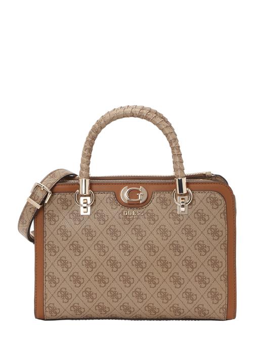 GUESS Håndtaske 'ORLINA SOCIETY'  cognac / brokade / cappuccino