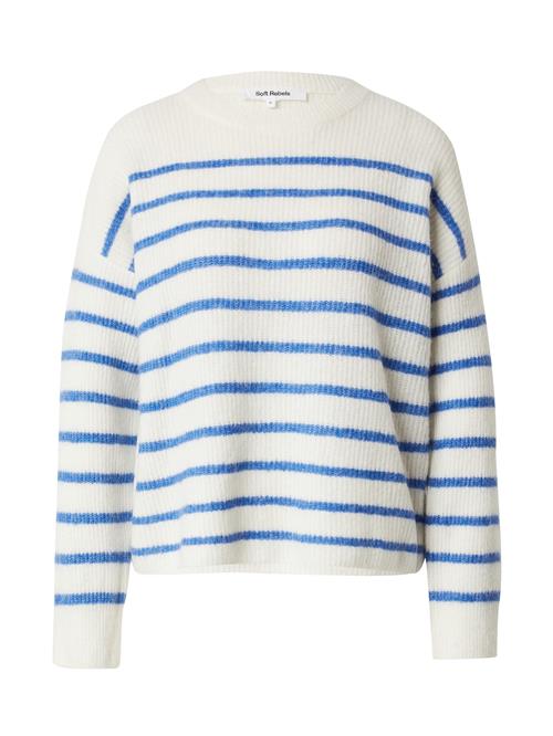 Soft Rebels Pullover 'SRHema'  blå / hvid
