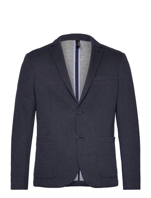 Se Tom Tailor Piqué Blazer Tom Tailor Blue ved Booztlet