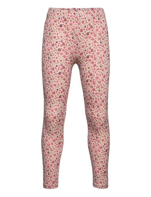 Floral Print Leggings Mango Pink