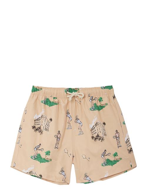 Pompeii Tennis Swim Trunks Pompeii Beige