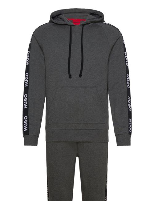 HUGO Sporty Logo Long Set HUGO Grey