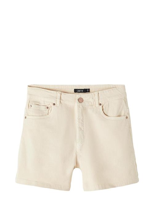 LMTD Nlfcolizza Twi Hw Mom Shorts LMTD Cream